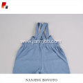 Wholesale Baby Summer Blue Cotton Crepe Fabric Romper